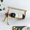 Modern Countertop Decor Triangle Iron Wine Rack