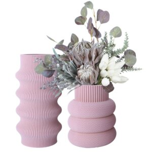 Pink Resin Desktop Vase