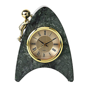 Bedroom Green Marble Clock